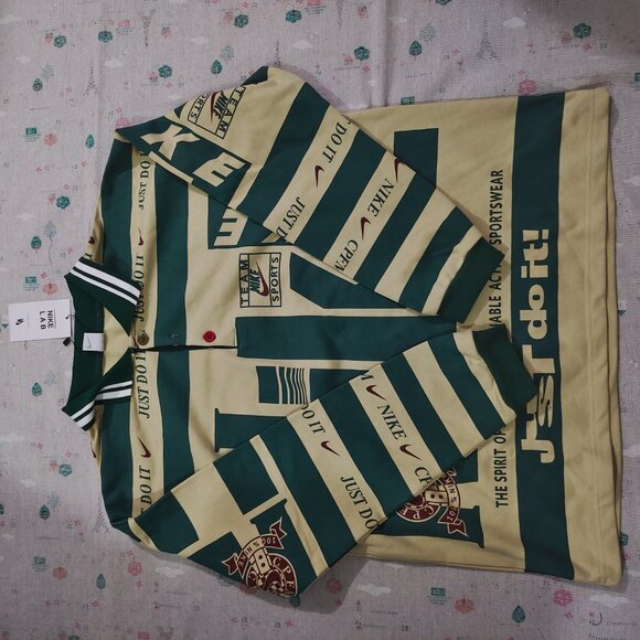 Nike Cactus Plant Flea Market Longsleeve Green Polo Shirt - Picture 8 of 8